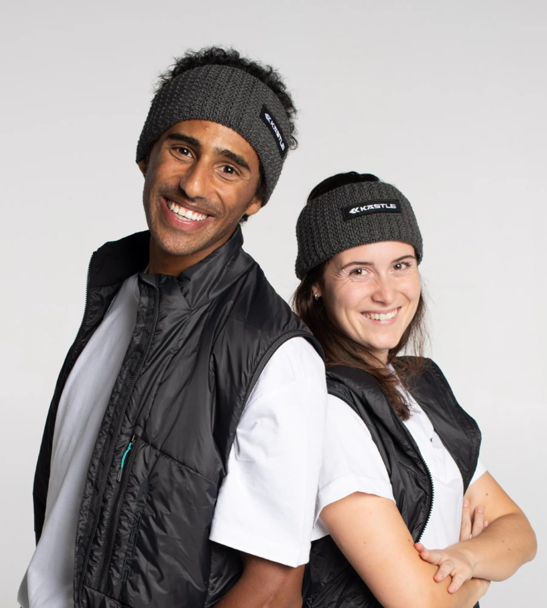 KNITTED LOGO HEADBAND - Image 3